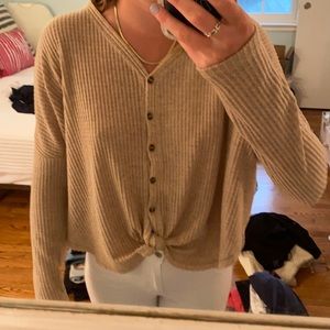 Brown urban outfitters top